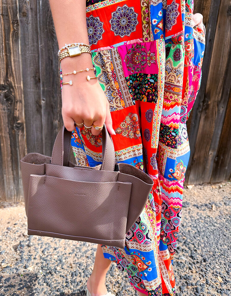 J.HOFFMAN'S Ella Mini Tote Taupe