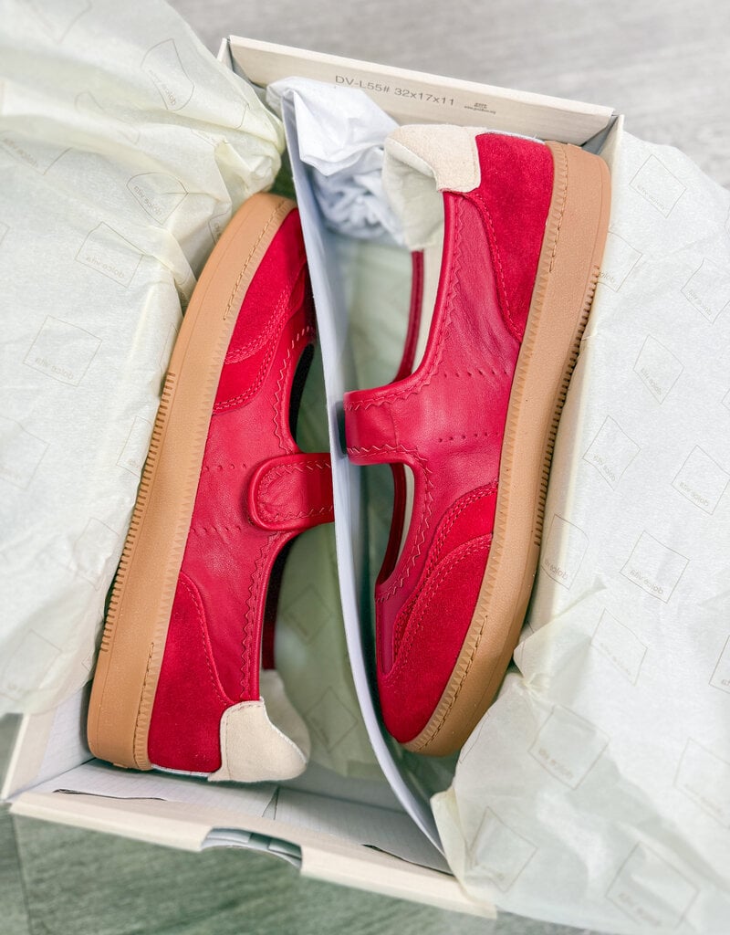 J.HOFFMAN'S Nanet- Crimson Leather