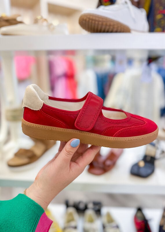 J.HOFFMAN'S Nanet- Crimson Leather