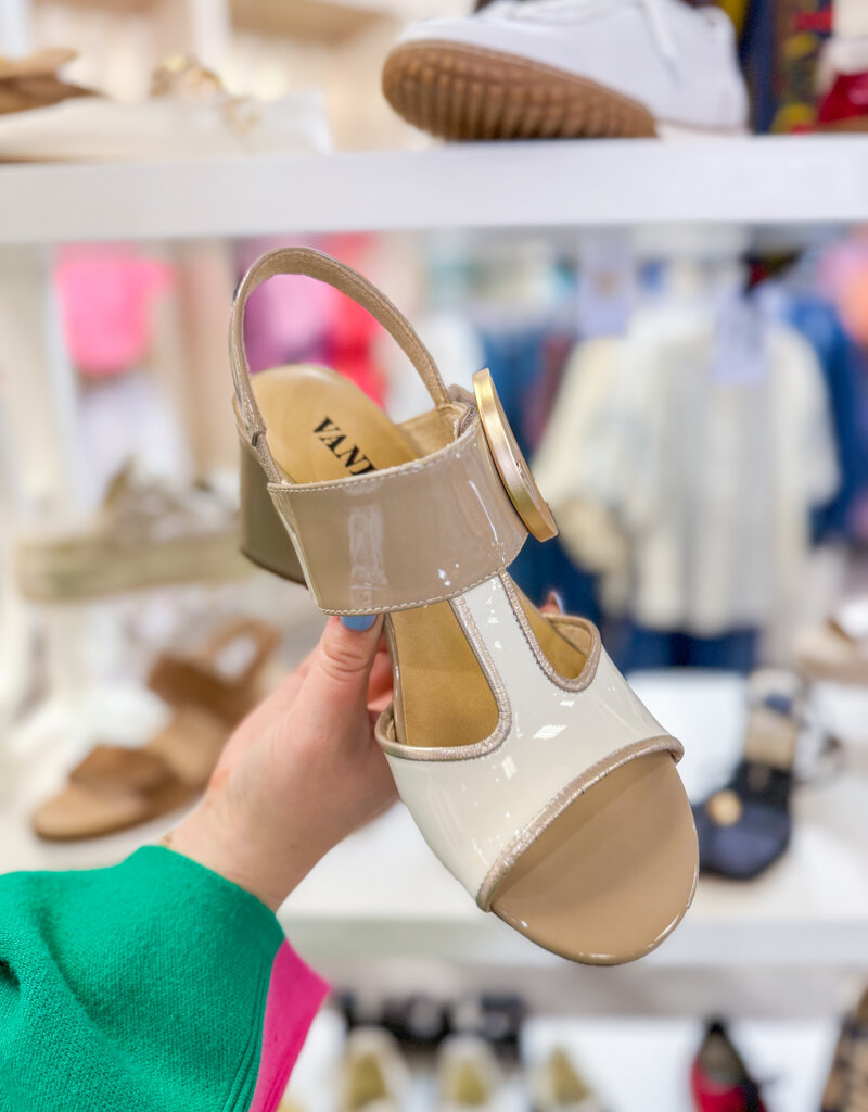 J.HOFFMAN'S Valcia Sandal- Mouse Panna