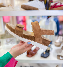 J.HOFFMAN'S Ulani Sandal- Cuoio Suede