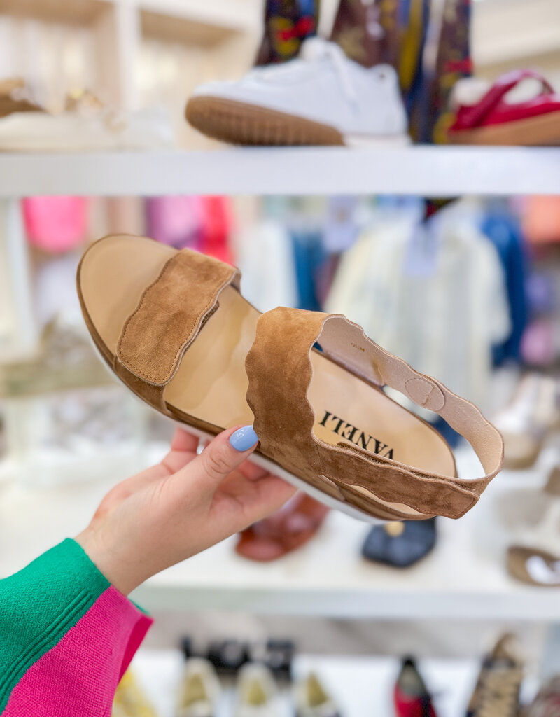 J.HOFFMAN'S Ulani Sandal- Cuoio Suede