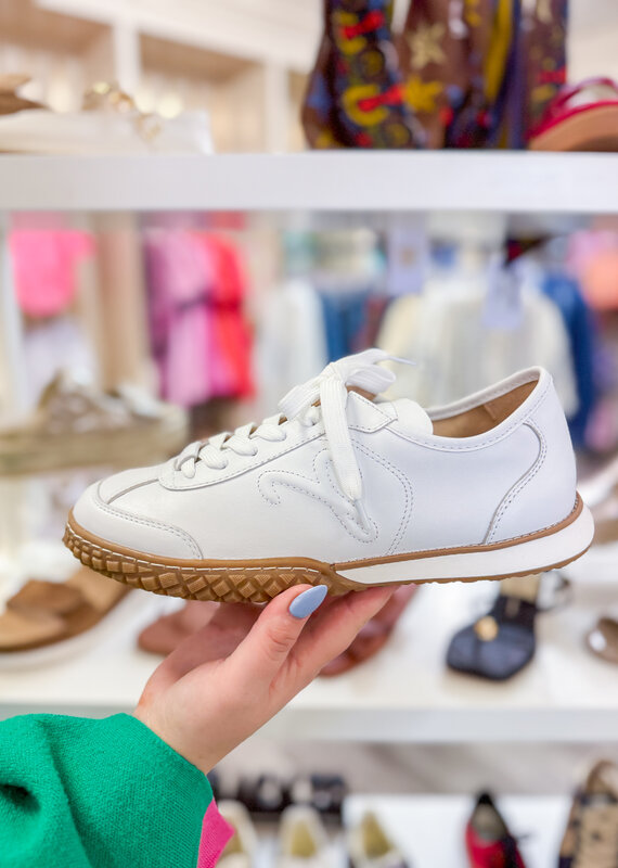 J.HOFFMAN'S Peak Sneaker- White Glove Nappa