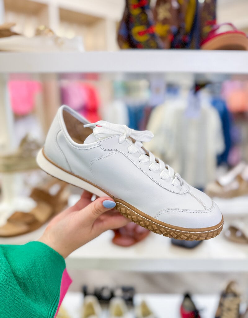 J.HOFFMAN'S Peak Sneaker- White Glove Nappa