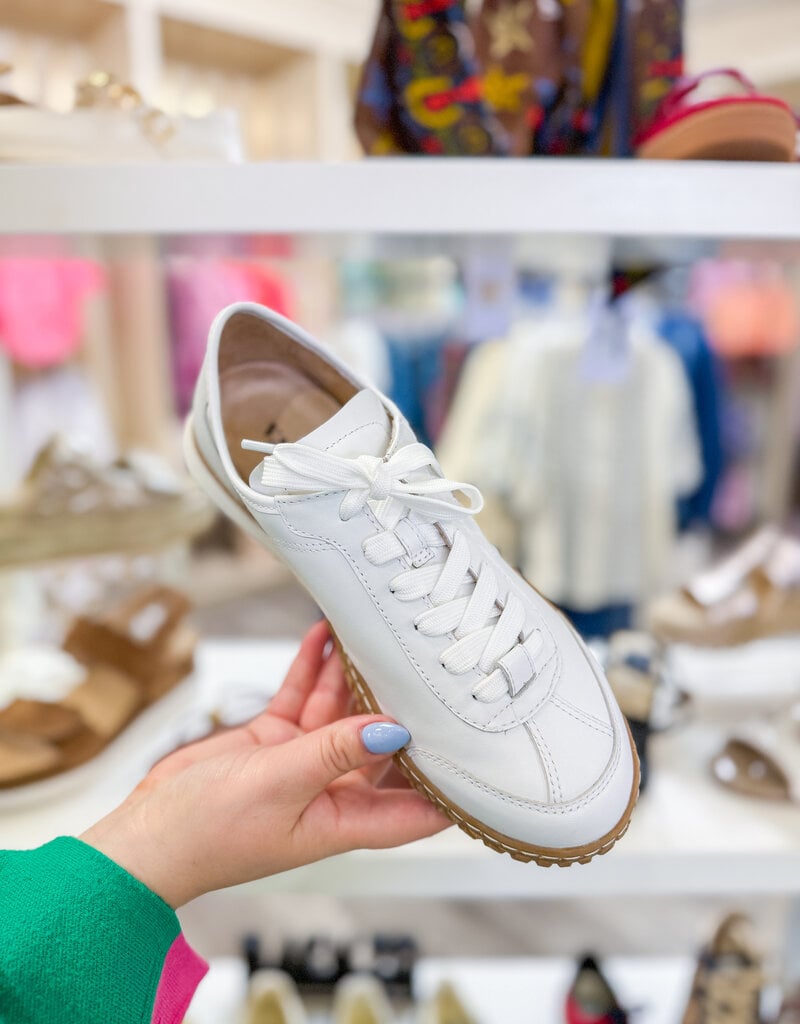 J.HOFFMAN'S Peak Sneaker- White Glove Nappa