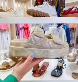 J.HOFFMAN'S Yvonne Sandal- Sand