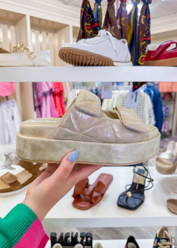 J.HOFFMAN'S Yvonne Sandal- Sand