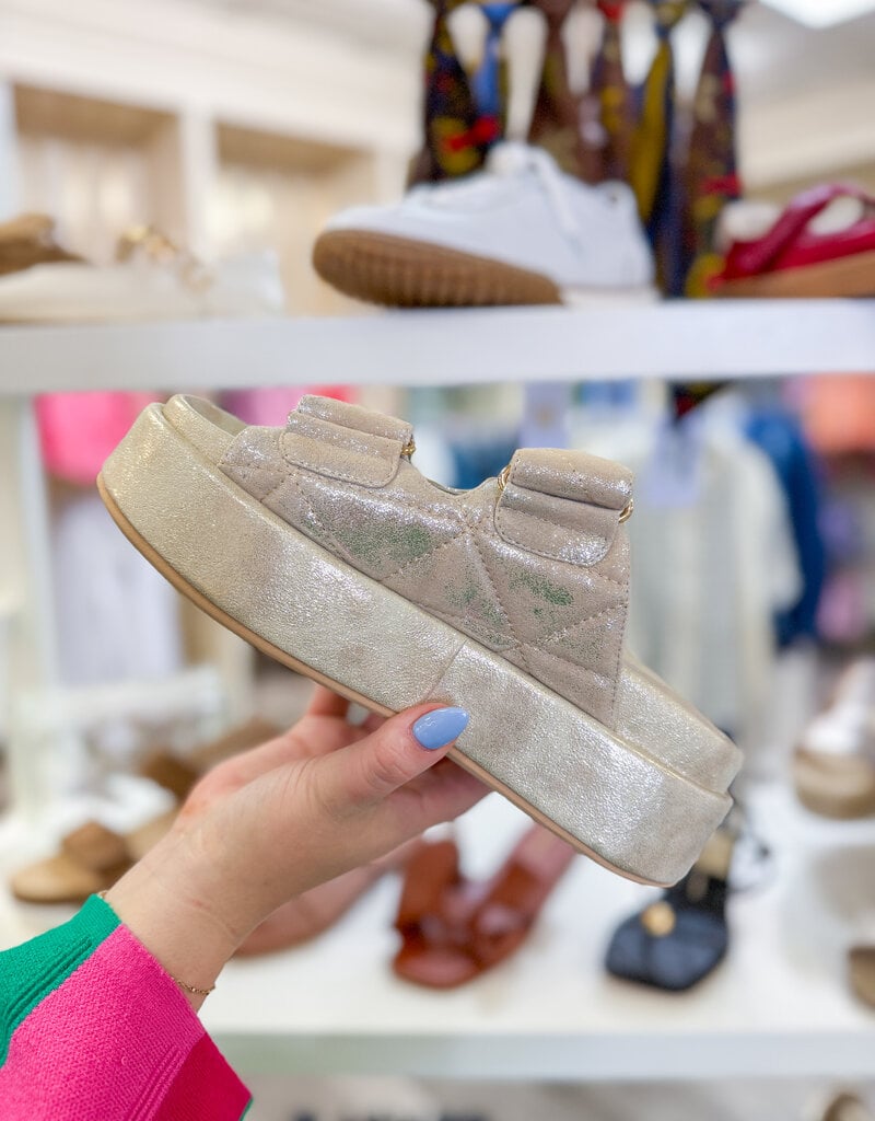 J.HOFFMAN'S Yvonne Sandal- Sand