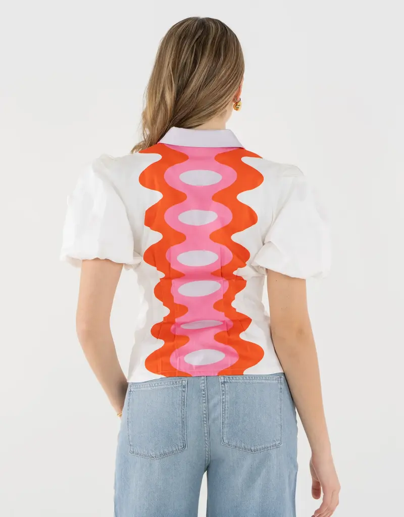 J.HOFFMAN'S Britt Top- Rosa