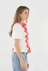 J.HOFFMAN'S Britt Top- Rosa