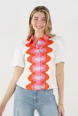 J.HOFFMAN'S Britt Top- Rosa