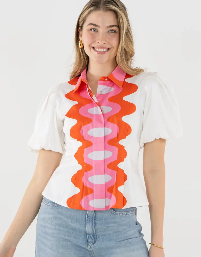 J.HOFFMAN'S Britt Top- Rosa