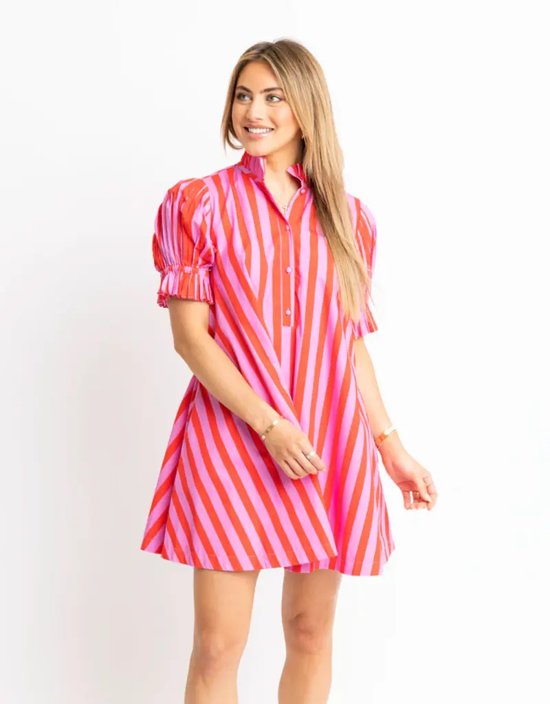 J.HOFFMAN'S Pleaser Dress- Coral