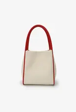 J.HOFFMAN'S Hollace Mini Tote Canvas Contrast Red