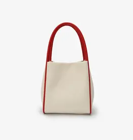 J.HOFFMAN'S Hollace Mini Tote Canvas Contrast Red