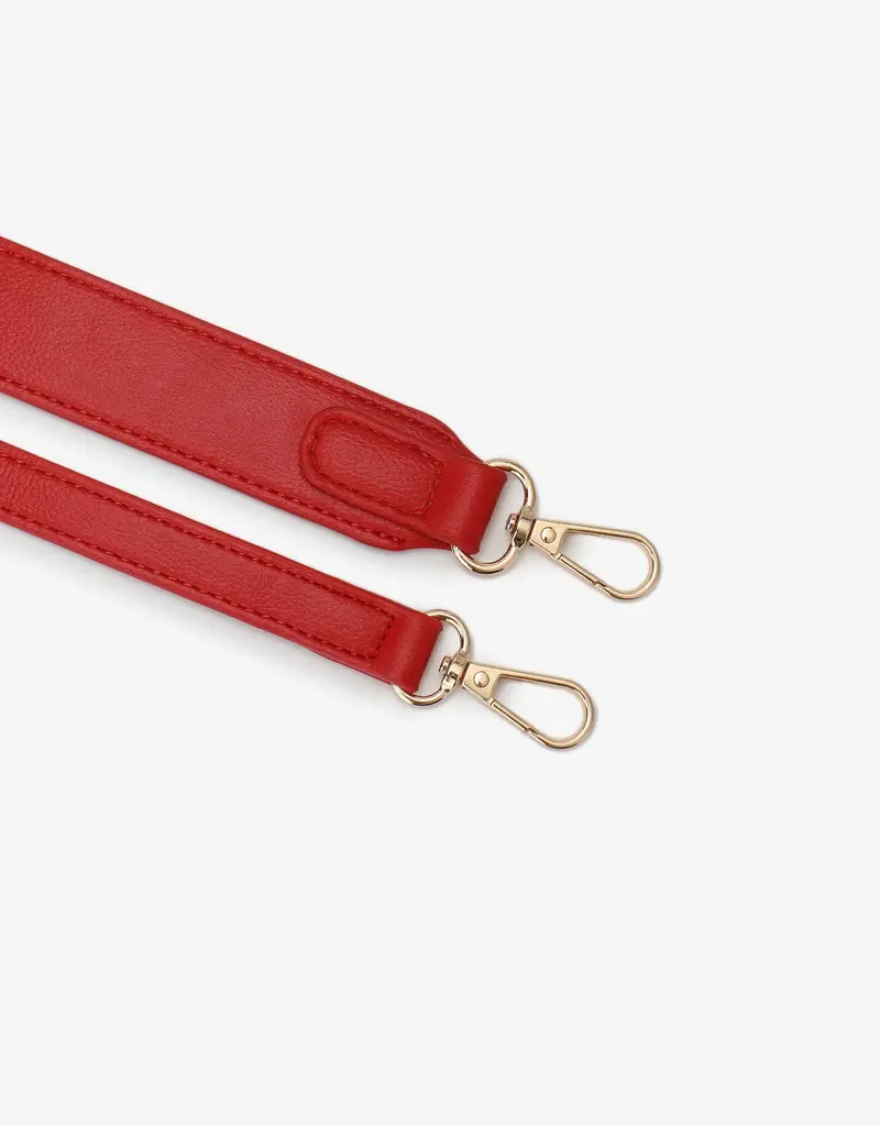 J.HOFFMAN'S Hollace Mini Tote Canvas Contrast Red