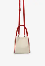 J.HOFFMAN'S Hollace Mini Tote Canvas Contrast Red