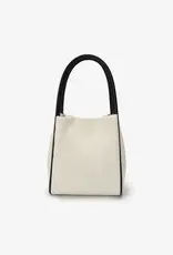 J.HOFFMAN'S Hollace Mini Tote Canvas Contrast Black