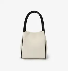 J.HOFFMAN'S Hollace Mini Tote Canvas Contrast Black