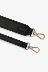 J.HOFFMAN'S Hollace Mini Tote Canvas Contrast Black