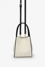 J.HOFFMAN'S Hollace Mini Tote Canvas Contrast Black