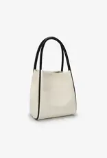 J.HOFFMAN'S Hollace Mini Tote Canvas Contrast Black