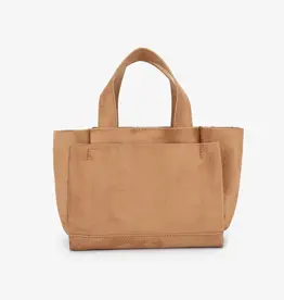 J.HOFFMAN'S Ella Mini Tote Camel Faux Suede