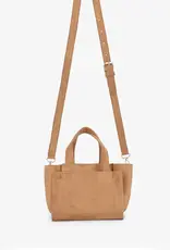 J.HOFFMAN'S Ella Mini Tote Camel Faux Suede
