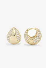 J.HOFFMAN'S Norah Split Pavé Earrings