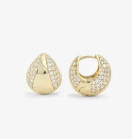 J.HOFFMAN'S Norah Split Pavé Earrings
