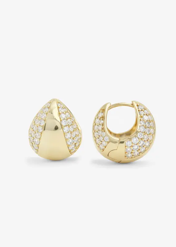 J.HOFFMAN'S Norah Split Pavé Earrings