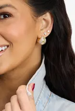 J.HOFFMAN'S Norah Split Pavé Earrings