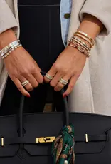 J.HOFFMAN'S Ashley Venice Ring in White CZ