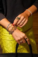 J.HOFFMAN'S Ashley Chain Link Bracelet 4mm- White CZ