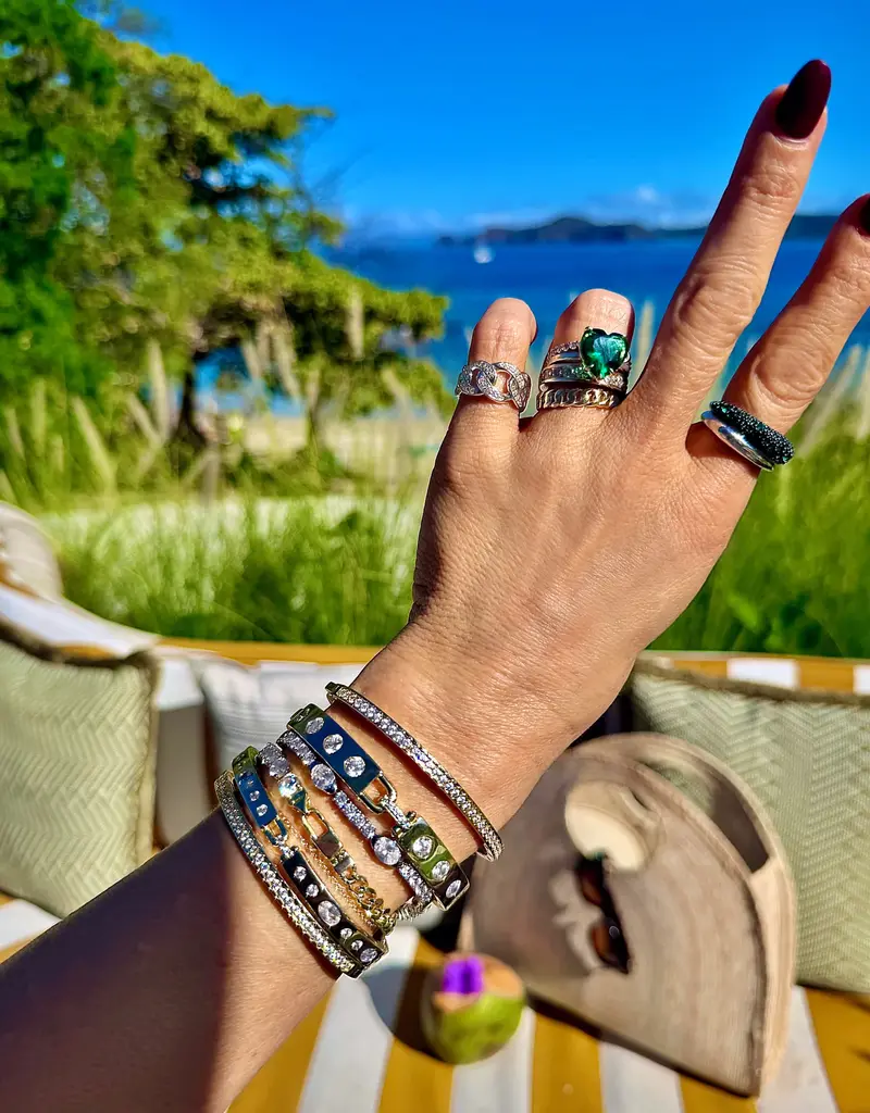 J.HOFFMAN'S Ashley Sunset Lock Cuff 6mm