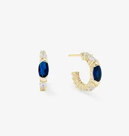 J.HOFFMAN'S Maven Huggies in Blue Sapphire