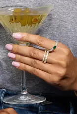 J.HOFFMAN'S Shes So Extra Ring- White
