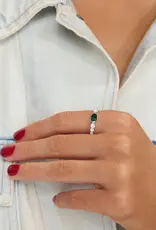 J.HOFFMAN'S Shes So Extra Ring- Emerald