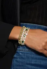 J.HOFFMAN'S Maven Tennis Bracelet in White