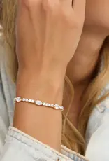 J.HOFFMAN'S Shes So Extra Tennis Bracelet- White