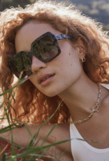 KENDRA SCOTT Elisa Toggle Link Chain Necklace in White CZ