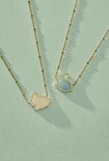 KENDRA SCOTT Bunny Short Pendant Necklace