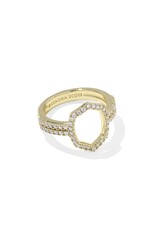 KENDRA SCOTT Daphne Pave Cocktail Ring