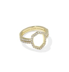 KENDRA SCOTT Daphne Pave Cocktail Ring