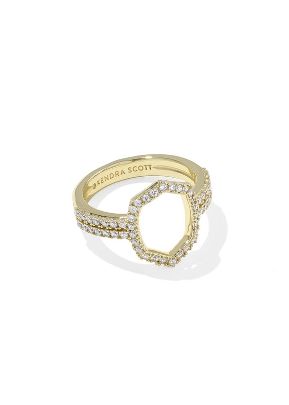 KENDRA SCOTT Daphne Pave Cocktail Ring
