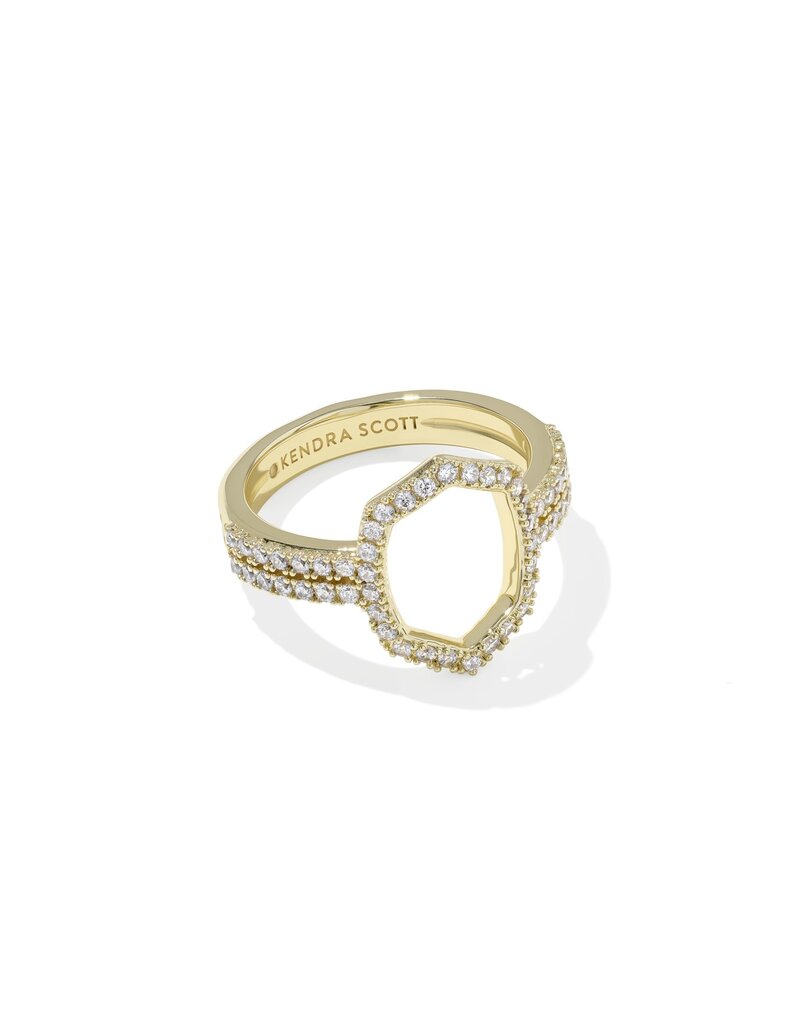 KENDRA SCOTT Daphne Pave Cocktail Ring