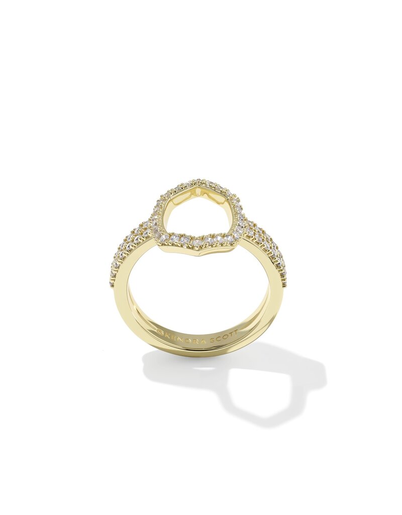 KENDRA SCOTT Daphne Pave Cocktail Ring