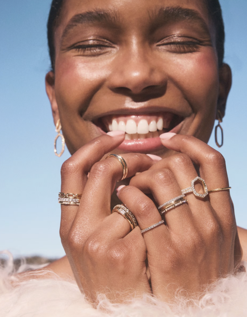 KENDRA SCOTT Daphne Pave Cocktail Ring