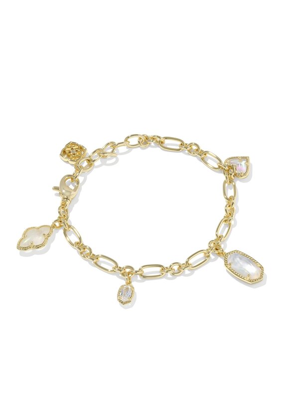 KENDRA SCOTT Icon Charm Bracelet in Neutral Mix