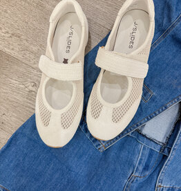 J.HOFFMAN'S Patricia Shoe- Off White